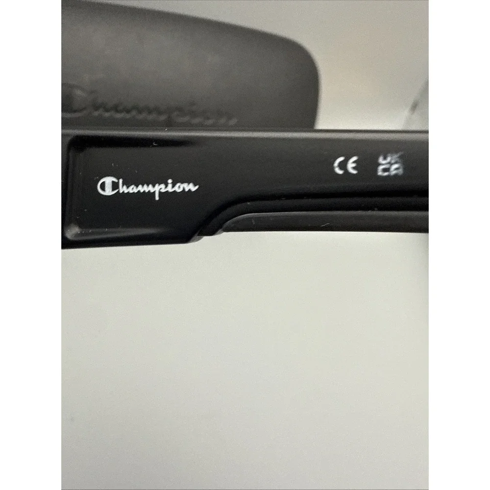 Champion CUTR2023 C01 Black HD Polarized 64-16-137mm Sunglasses & Hard Case MINT